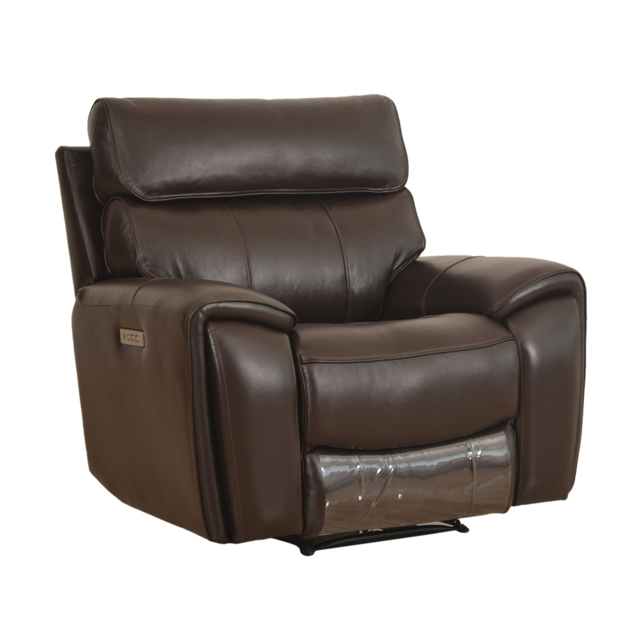 Monte Carlo 1 Seater Sofa Leather PVC Helsiniki Dark Brown