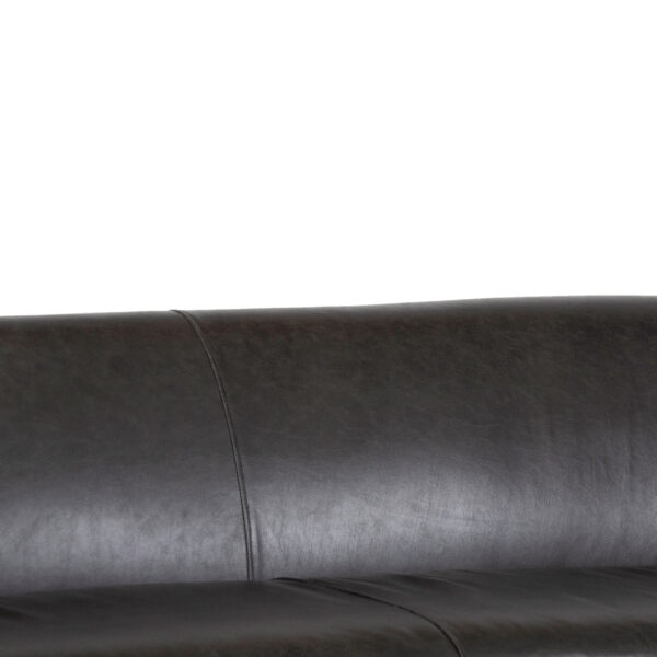 Morgan Cow Laguna Granite Leather Sofa