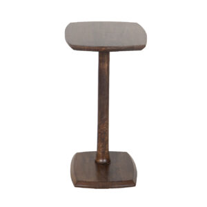 Morgan Mango Wood Side Table – Walnut