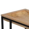 Mursia Mango Wood Metal  Table Set of 2 Table