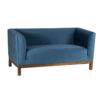 Nero Cosmos Spruce Velvet Love Seat Sofa