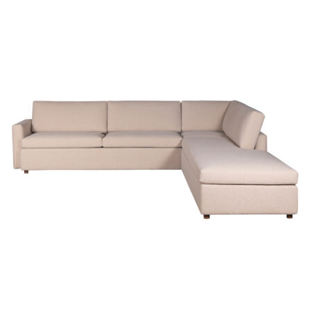 Newport Fabric Sectional Sofa - Beige
