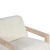 Nicolla Mango Wood Fabric Arm Chair