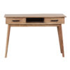 Oslo Acacia Wood Desk With 2 Drawers