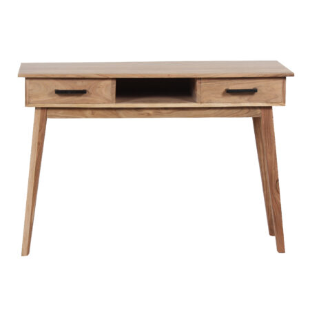 Oslo Acacia Wood Desk with 2 Drawers