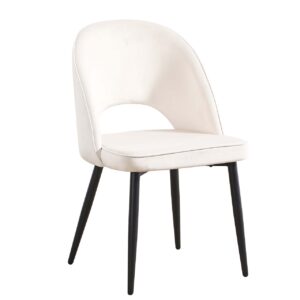 Lyon Velvet Side Chair Slate Grey