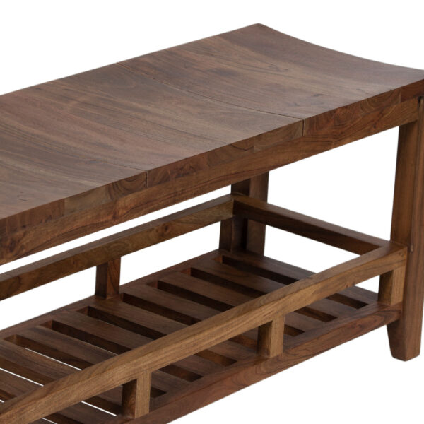 Pahana Acacia Wood Entryway Bench