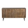 Paylor Mango Wood Metal Legs 6 Drawer Dresser