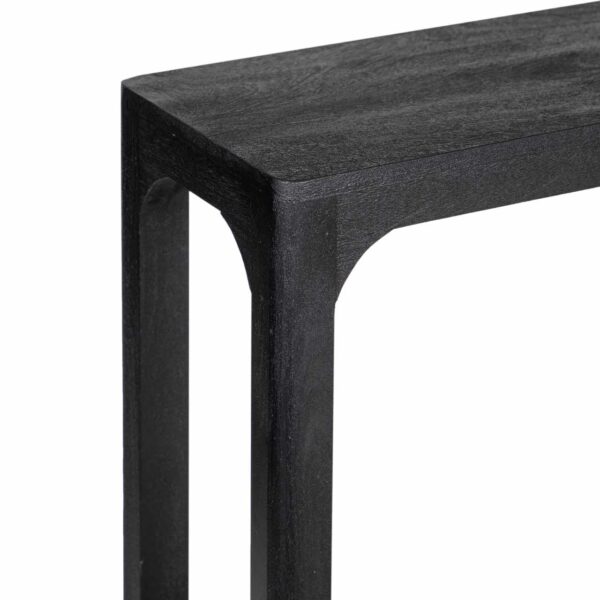 Peking Mango Wood Console Table Black