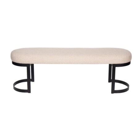 Percy Metal Legs with Fabric Upholstred Bench