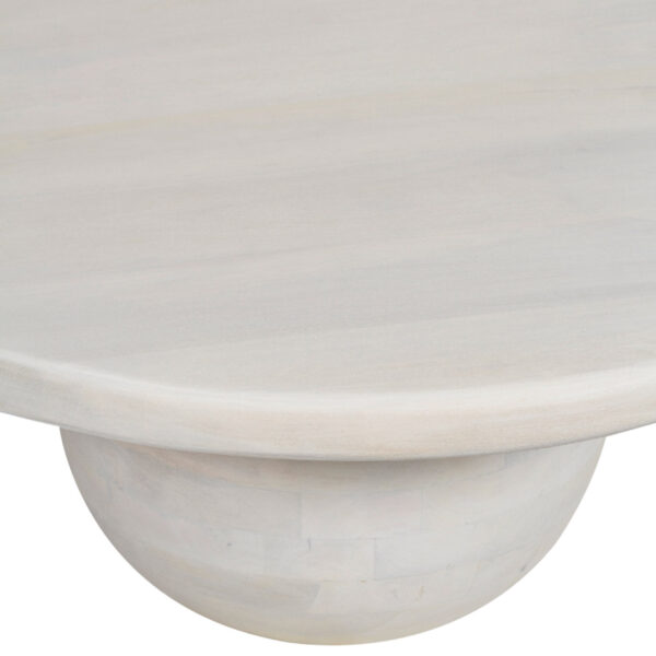 Pismo Mango Wood Round Coffee Table