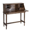 Polka Mango Wood Writing Desk Walnut