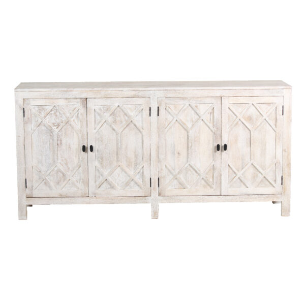 Polo Mango Wood 4 Door Sideboard