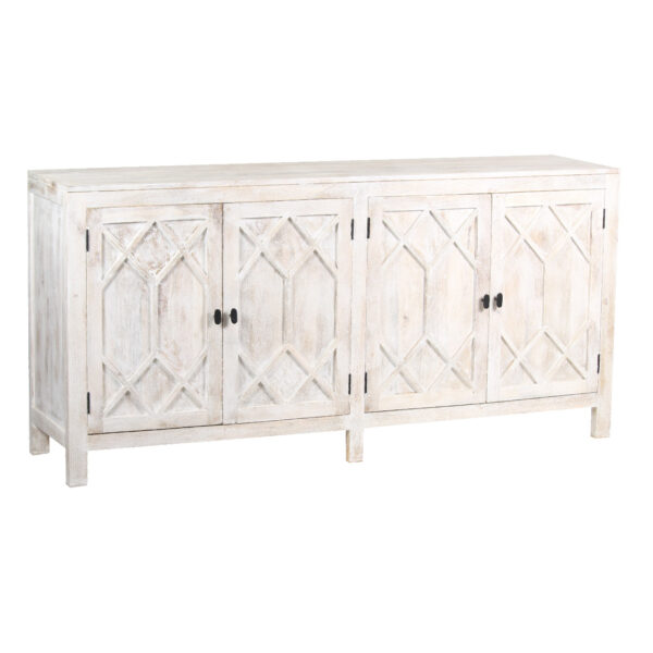 Polo Mango Wood 4 Door Sideboard