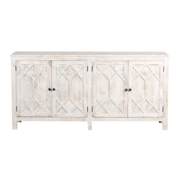 Polo Mango Wood 4 Door Sideboard