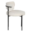 Portia Metal Chair Uphostered Dining Chair