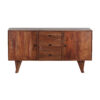 Portola Acacia Wood 2 Door 3 Drawers Sideboard