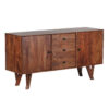 Portola Acacia Wood 2 Door 3 Drawers Sideboard