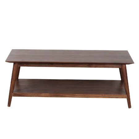 Portola Acacia Wood Coffee Table Walnut