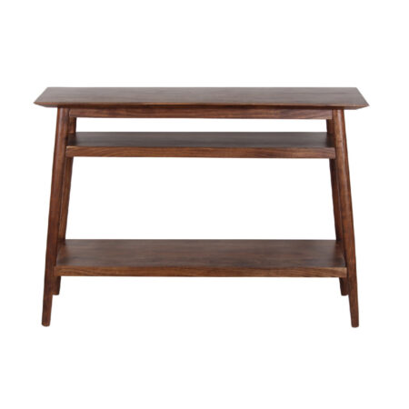 Portola Acacia Wood Console Table Walnut