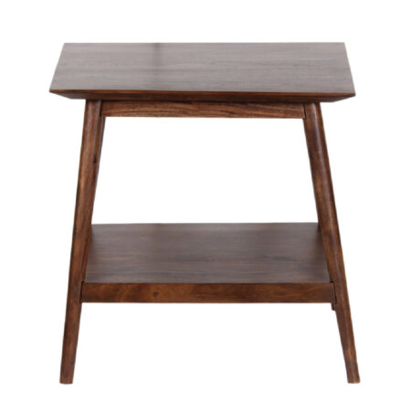 Portola Acacia Wood End Table Walnut