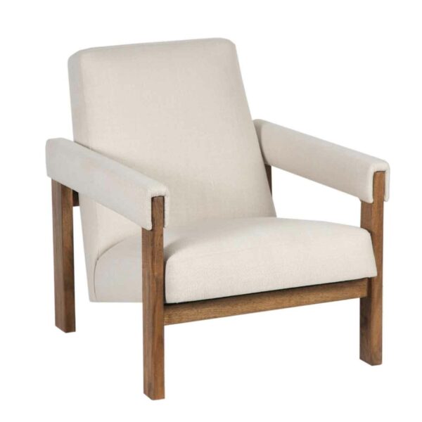 Radoc Mango Wood Accent Arm Chair