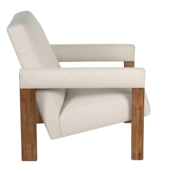 Radoc Mango Wood Accent Arm Chair