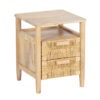 Raunak Mango Wood 2 Drawer Bedside Table