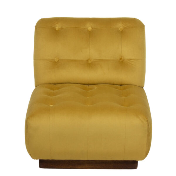 Rayana 1 Seater Sofa In Velvet