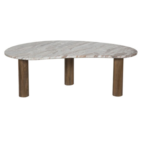 Retro Coffee Table Marble Top Sanwar Marble