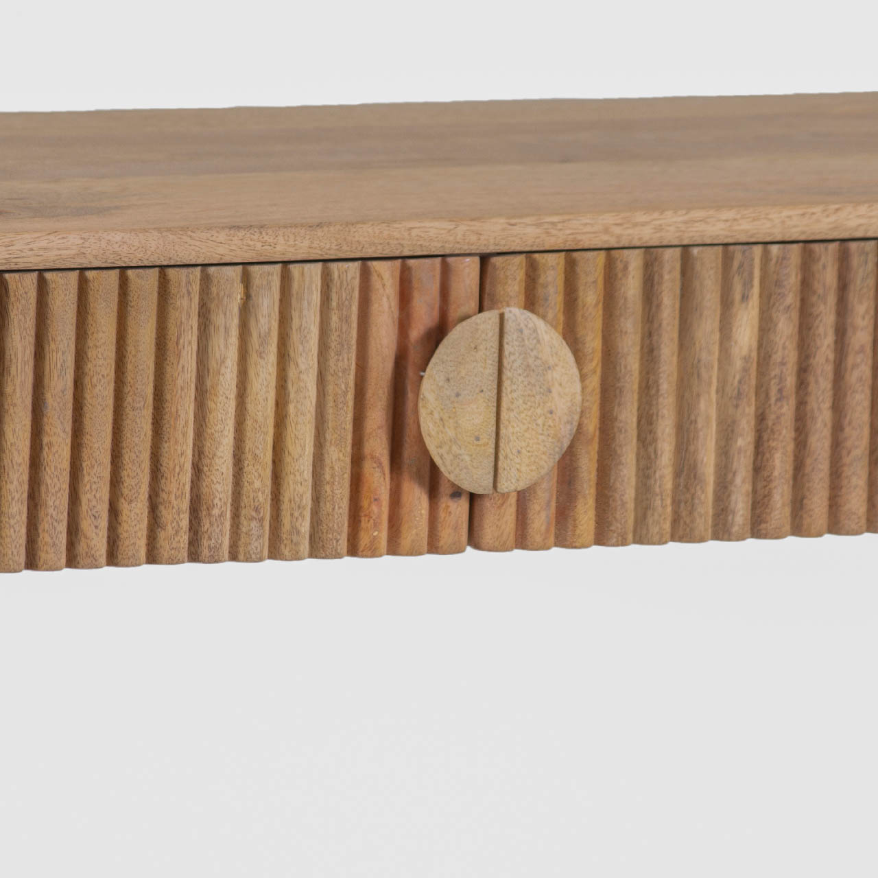 Rima Mango Wood Console Table 2 Drawers