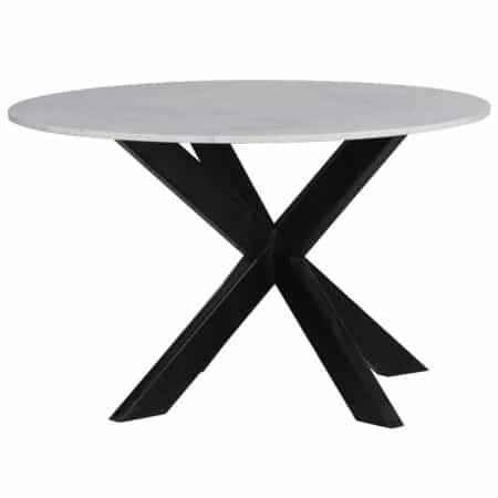 Rome Spider Leg Marble Top Dining Table