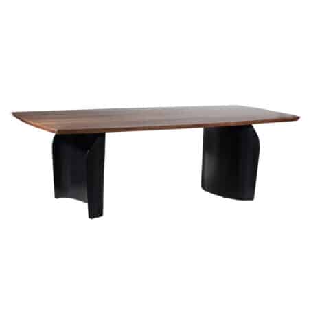 Ronal Rectangular Acacia Veneer Dininig Table