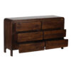 Ronse Mango Wood 6 Drawer Dresser