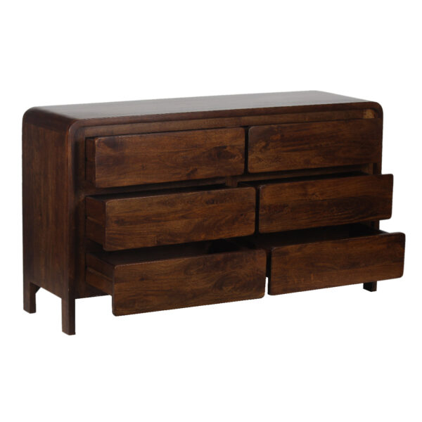 Ronse Mango Wood 6 Drawer Dresser