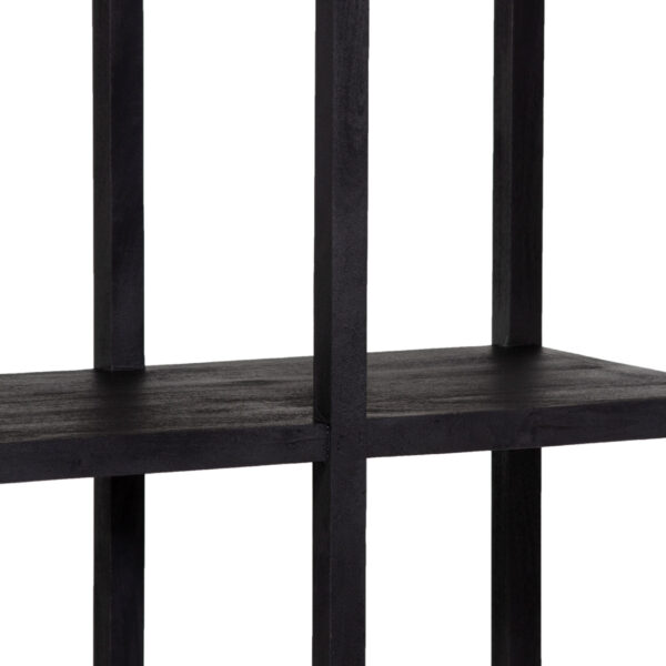 Roxy Mango Wood Black Bookcase