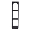 Roxy Mango Wood Black Bookcase