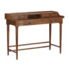 Rumford Writing Desk With 3 Drawers Mango Wood in Chestnut