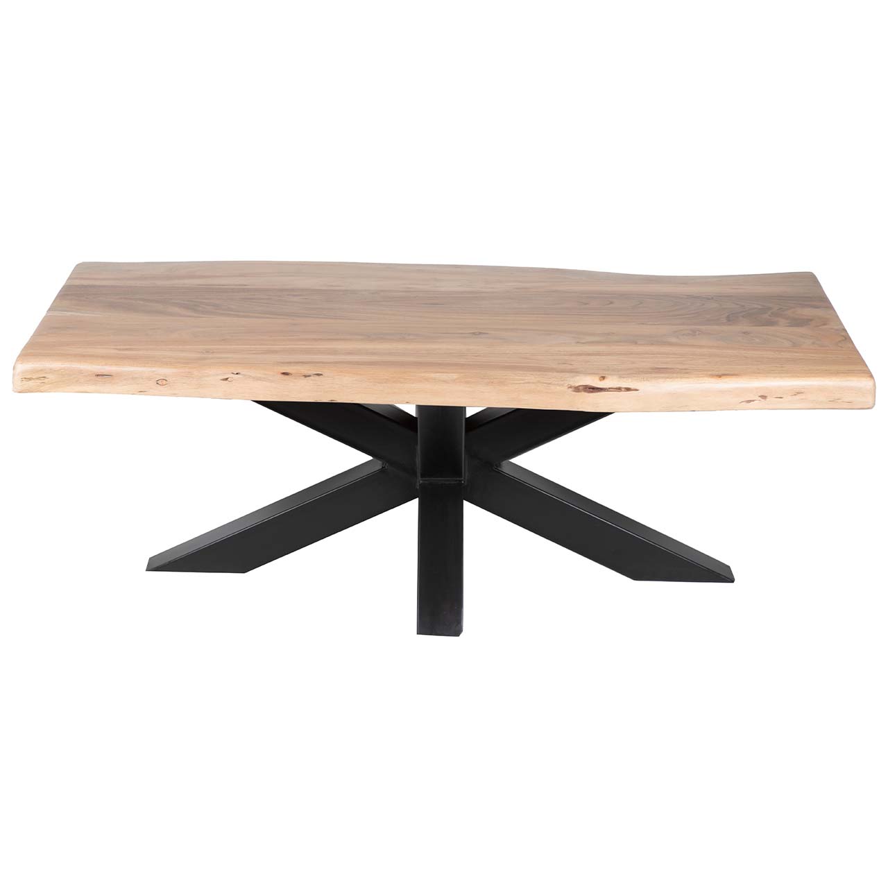 Acacia Natural / Black Iron