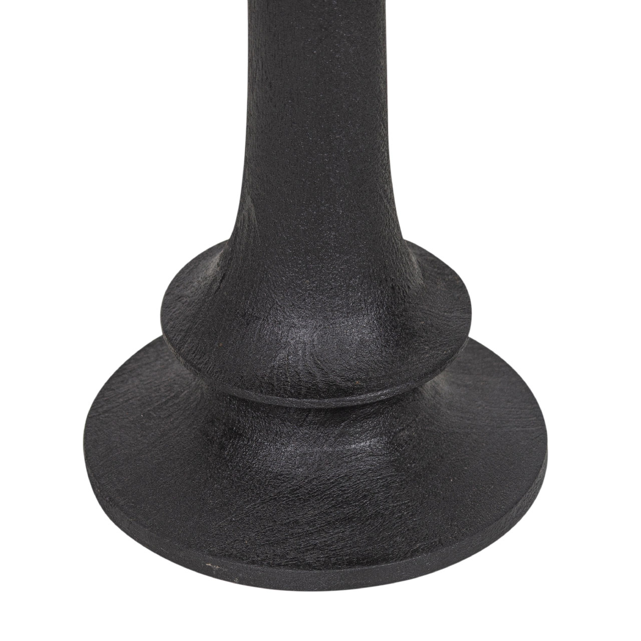 Sabel Mango Wood Black Marble Top Round Martini Table Small