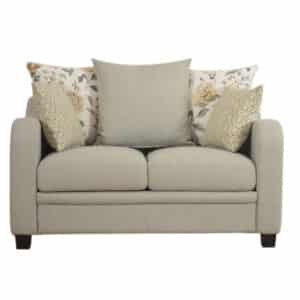 Sage Haven Fabric Loveseat - Light Green