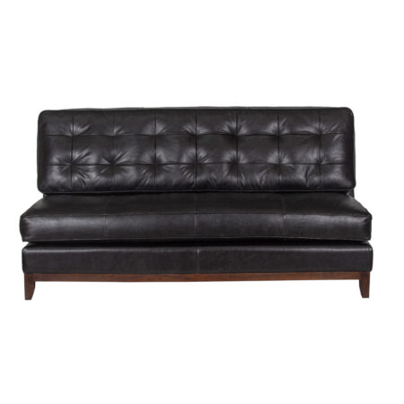 Salvador Black Buff Leather Sofa