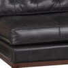 Salvador Black Buff Leather Sofa