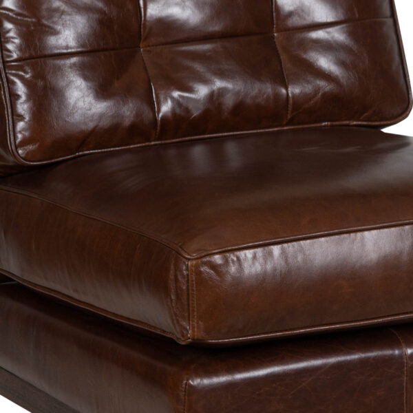 Salvador Brompton Cocoa Buff Leather Sofa