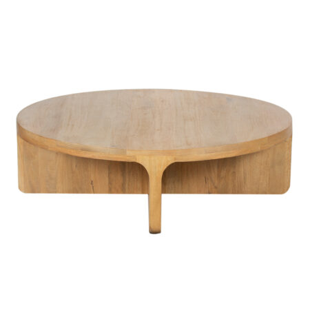 Santiago Mango Wood Round Coffee Table