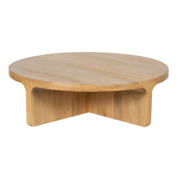 Santiago Mango Wood Round Coffee Table