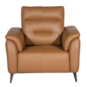 Santino Leather Luxe Armchair – Tan