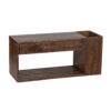 Selia Acacia Wood Lift Top Bench With Magazine Holder