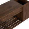 Selia Acacia Wood Lift Top Bench With Magazine Holder