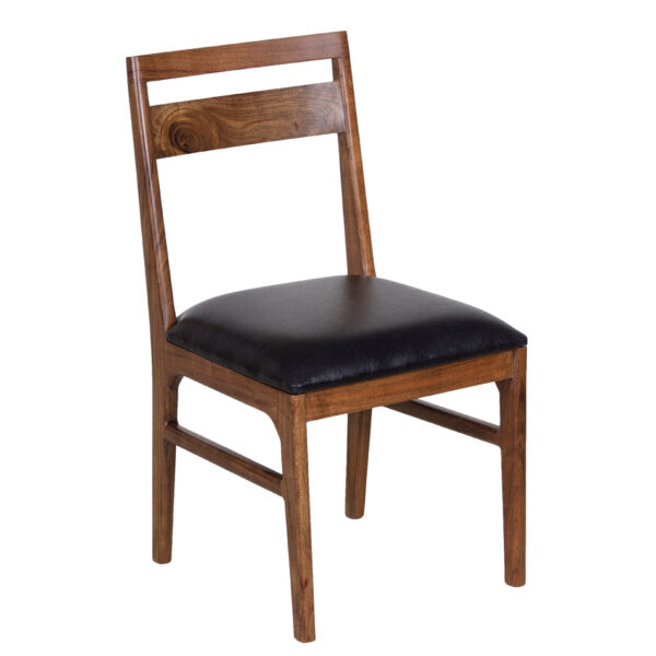 Shah Dining Chair PU Leather W Upholstery Seat